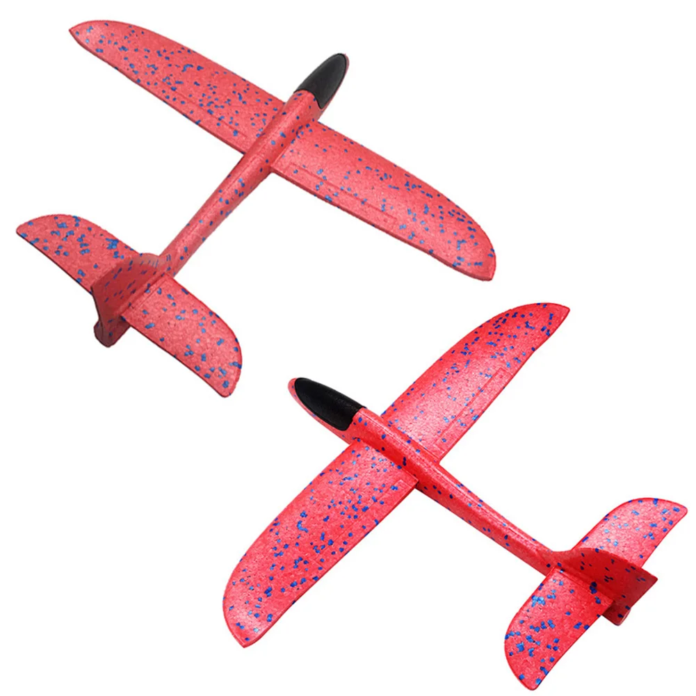 

1pcs Airplane Foam Toy For Kids Flying Mini Foam Throwing Glider Model Perfect Outdoor Gift For Children Aged 4 To 14