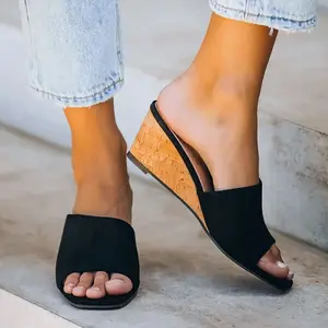 2021 sandals women slippers high heels ladies mules black wedding party platform shoes peep toe shoes women slippers dropship free global shipping