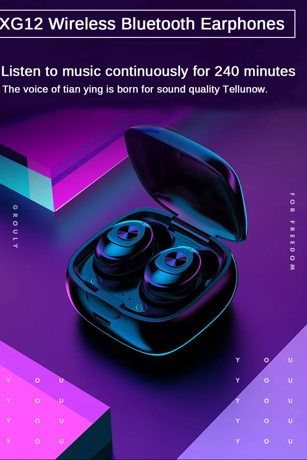 XG12 Bluetooth наушники стерео беспроводные наушники HIFI Звук спортивные наушники гарнитура для iphone xiaomi телефон