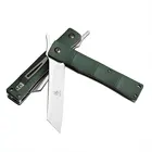 D2 стальной карманный нож G10 ручка складной нож ручной работы японская бритва с карманным зажимом для EDC инструменты охотничьи ножи для защиты