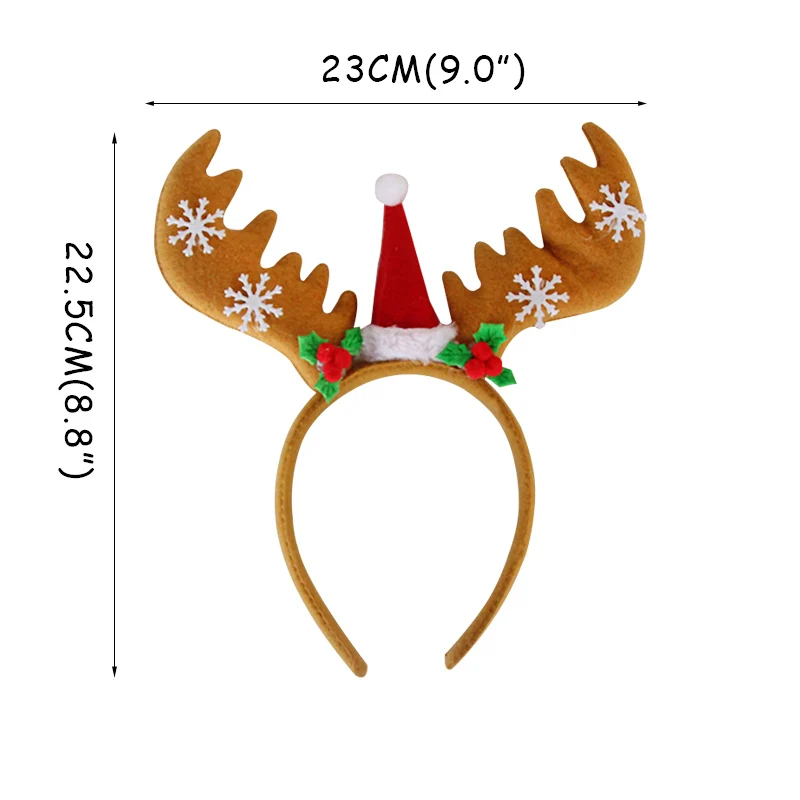 1pc headband-C Счастливого Рождества фоторамка реквизит Рождественские настольные украшения Navidad праздничные вечерние фоторамки год noel - Цвет: 1pc headband-C