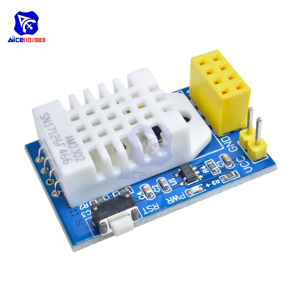 ESP8266 ESP01S ESP01 беспроводная wifi плата DHT22 AM2320 DHT11 датчик температуры и влажности модуль IEC IIC выход сигнала для Arduino