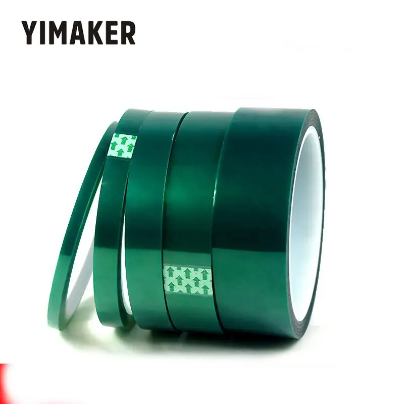 YIMAKER 1Psc 33M термостойкая полиимидная лента клейкие ленты Зеленый 5-30 мм