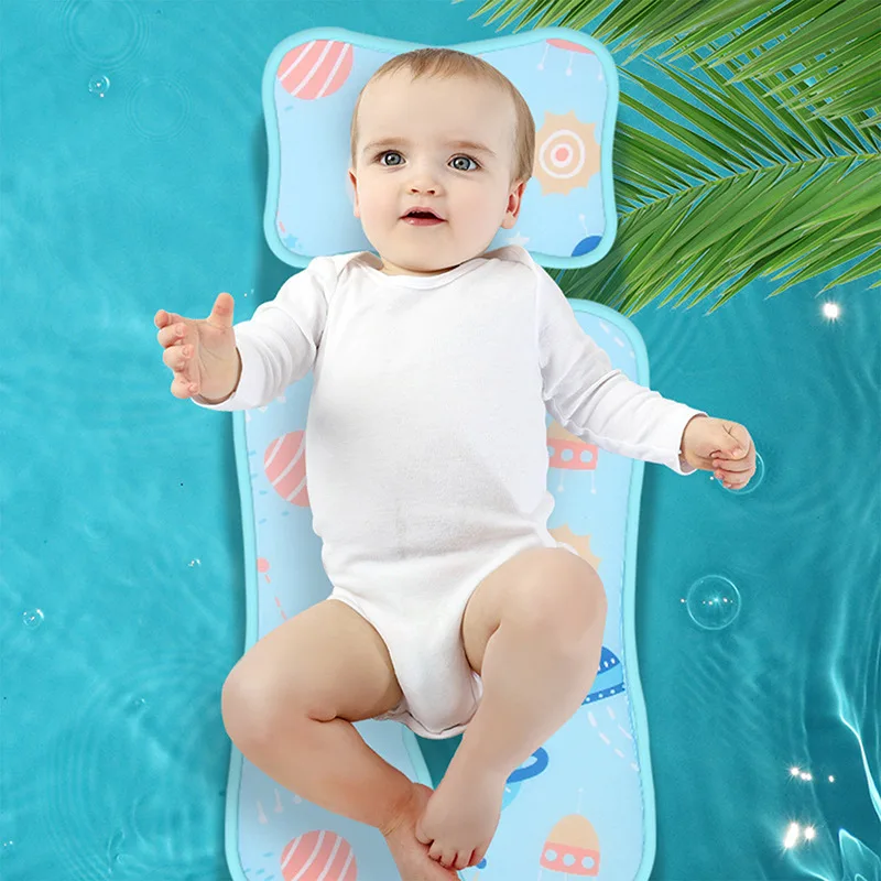 

Summer Stroller Cooling Pad Universal Ice Silk Mat for Baby Stroller Cushion Mattress Babys Seat Breathable Mats 3D Air Mesh Mat