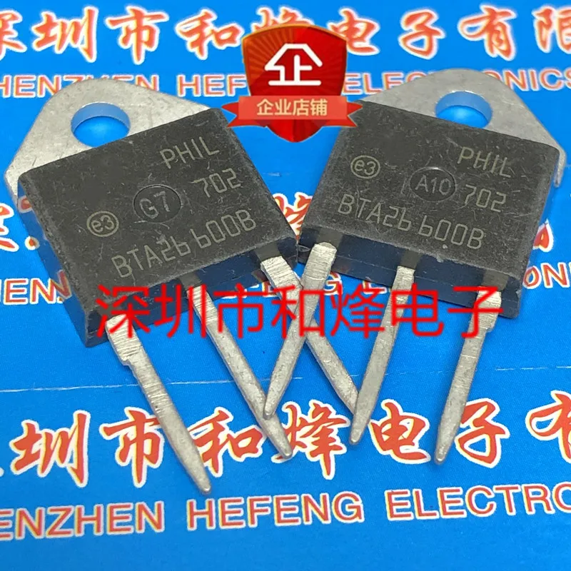 5PCS BTA26-600B TO-218 600V 26A 100% New&amporiginal | Integrated Circuits