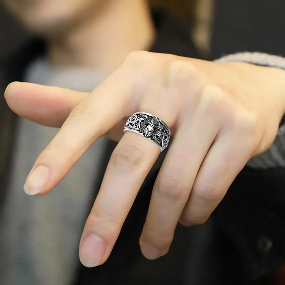 Кольца в стиле ретро кольца с изображением симпатичного животного девять