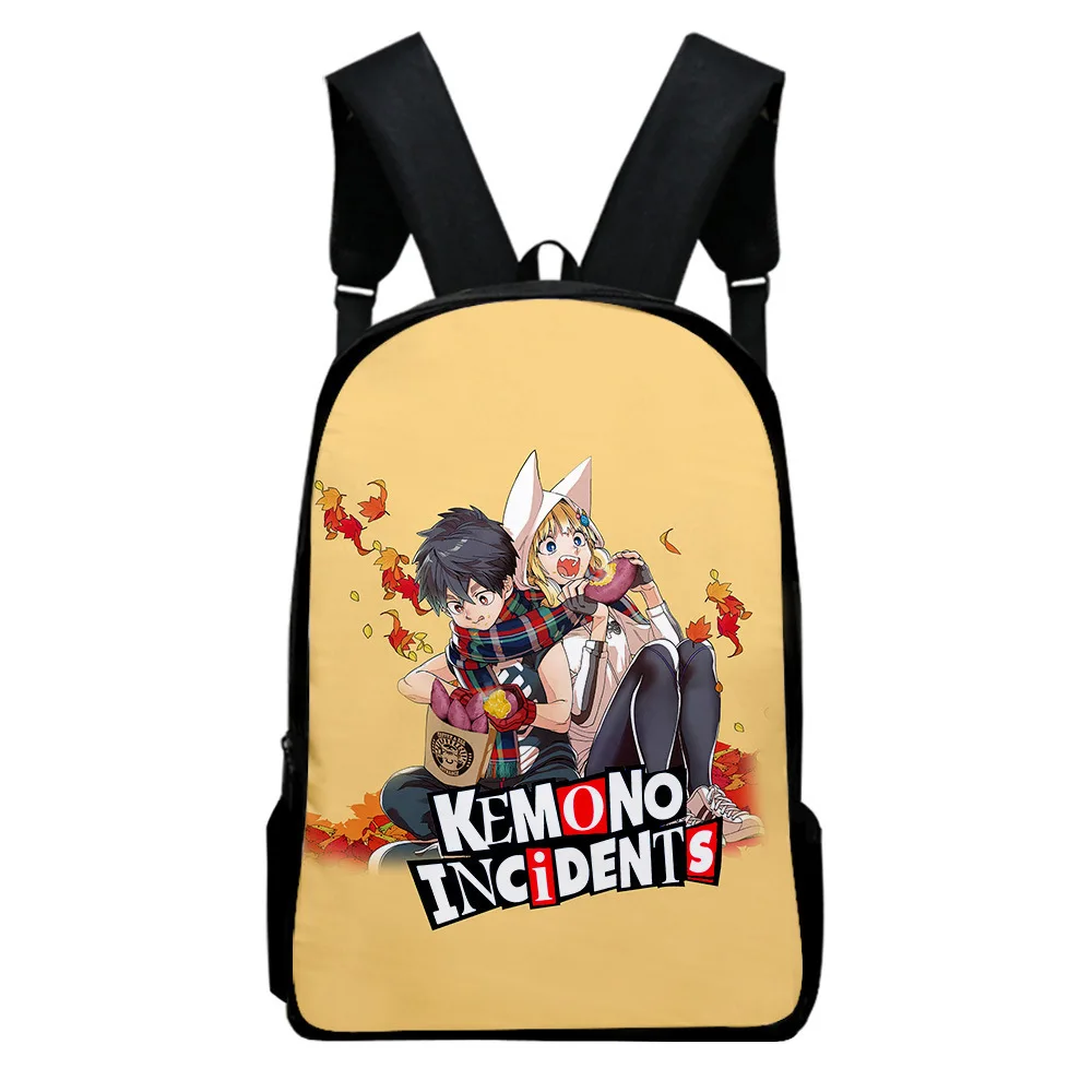 

Luxury Funny Notebook Backpacks Students School Bags Kemono Jihen 3D Print Oxford Waterproof Boys Girls Cute Laptop Small Bags