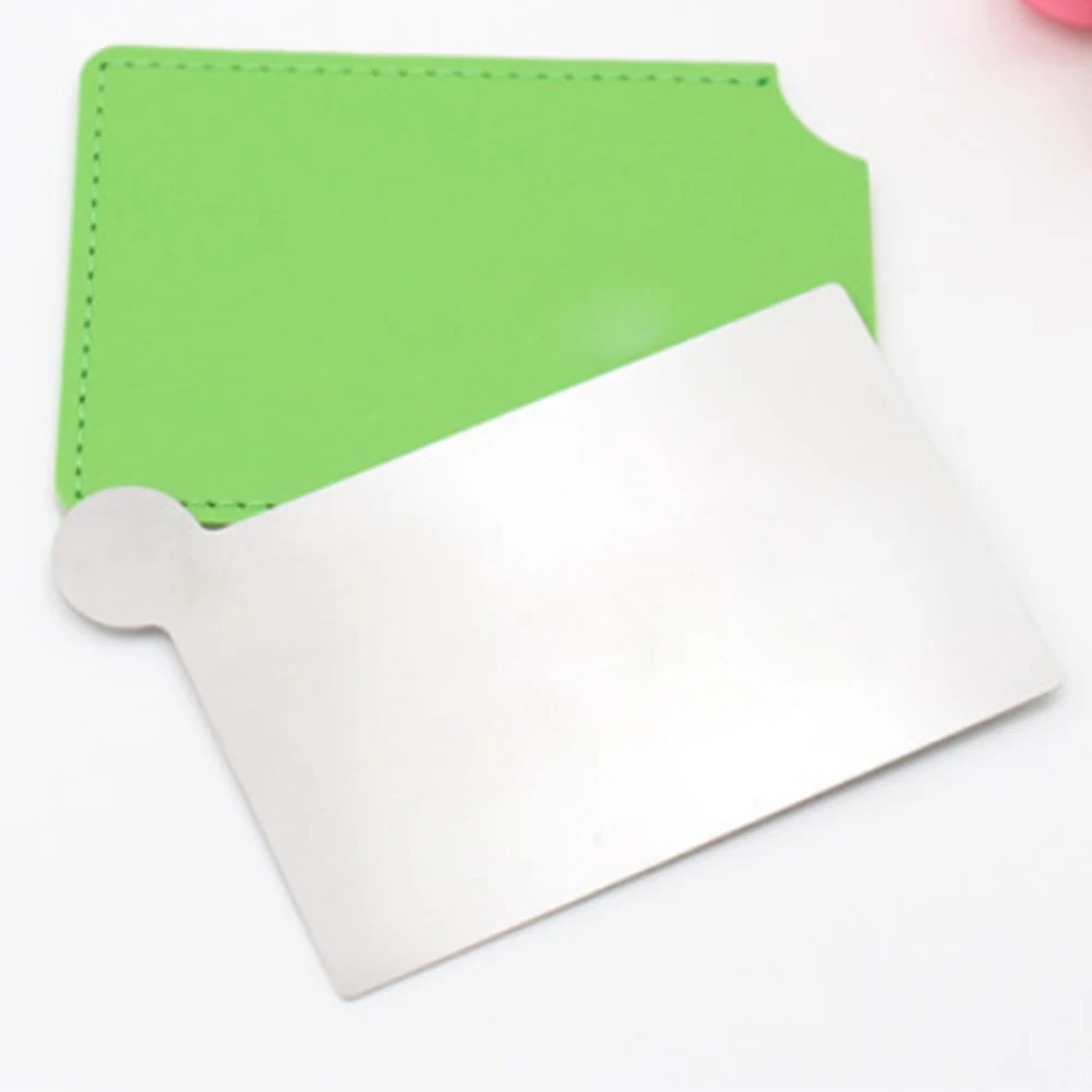 Небьющееся противоударное одноцветное косметическое зеркало для макияжа из