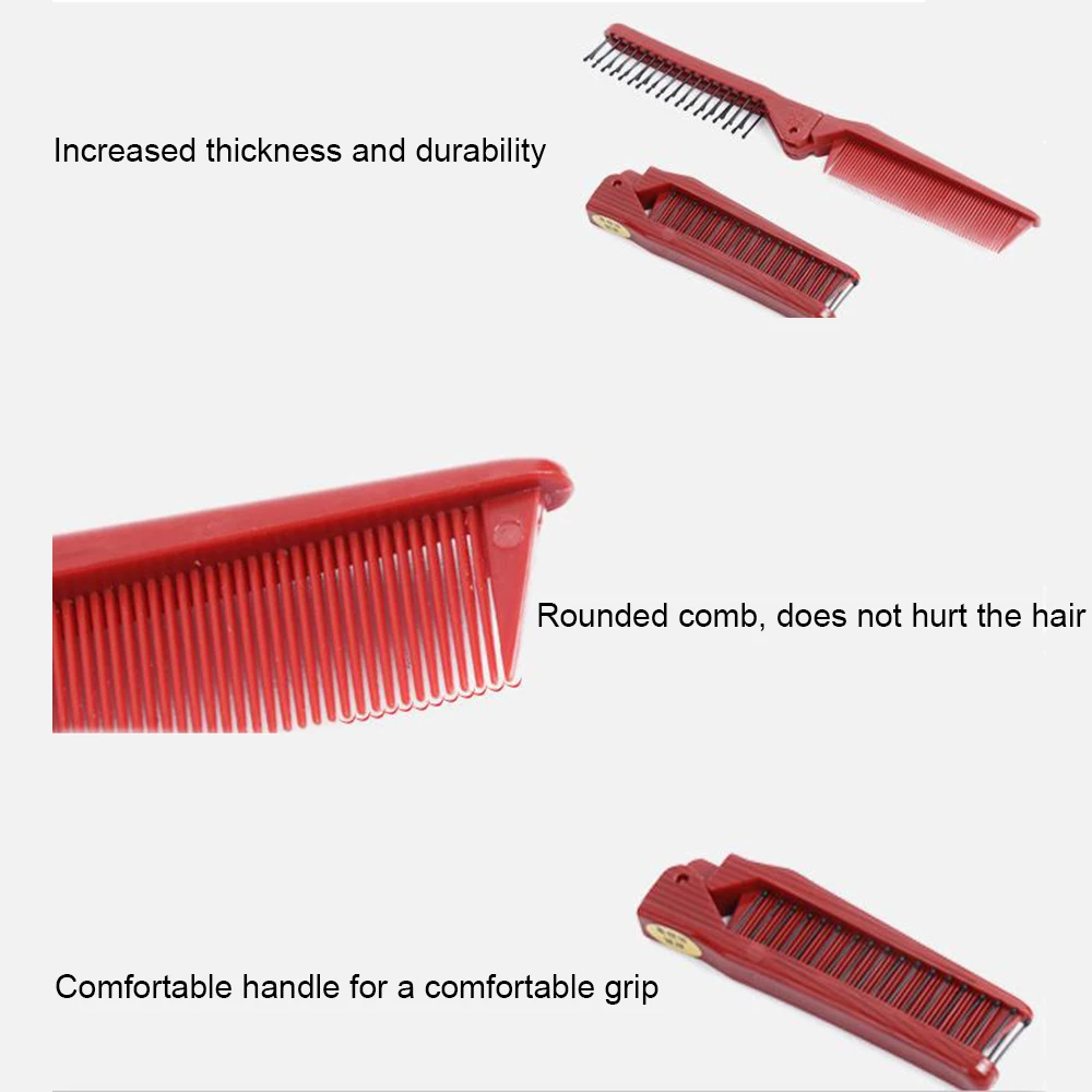 1 шт. Портативный портативный гребень для волос Щетка массажная расческа анти