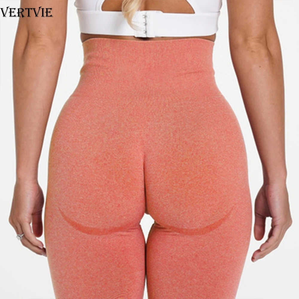 Женские Бесшовные Спортивные колготки VERTVIE летние шорты для фитнеса и йоги с
