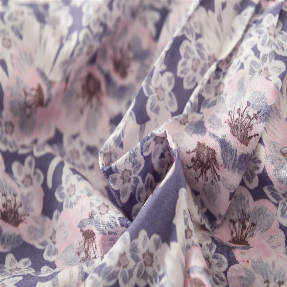 

Foral Print Pleated Blouse Women Summer Elegant Fashion Shirt Vetement Femme Vintage Clothing Tops 2021