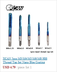 XCAN 20/31/40 шт наёмите и набора пресс-форм, винтовой резьбой кран гаечный ключ под давлением сплав Сталь ручной метчики винторезы дрель