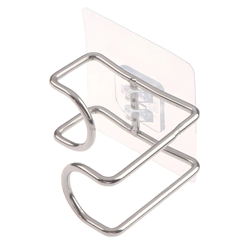 

Bathroom Kitchen Traceless Washbasin Save Space Organizer Wall Mount Hook Holder Adhesive Storage Rack Punch-free Sticky