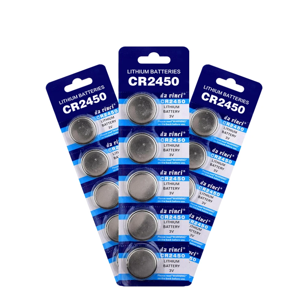 

15Pcs 3V Lithium Button/Coin Cell Battery CR2450 DL2450 BR2450 LM2450 5029LC 3V Button Coin Cell Battery Bulk Lot