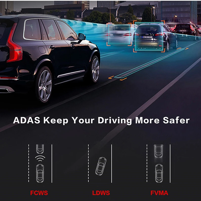 " ips экран ADAS Автомобильный видеорегистратор Камера 4G dvr gps навигатор Android 5,1 автомобильный рекордер 1080P HD камера ночного видения камера заднего вида