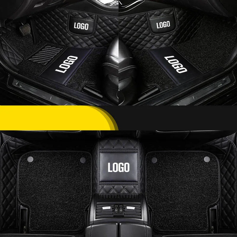 

front + rear car floor mats For honda civic 2006 2011 accord 2003 2007 crv stream shuttle vezel jazz stepwgn fit accessories