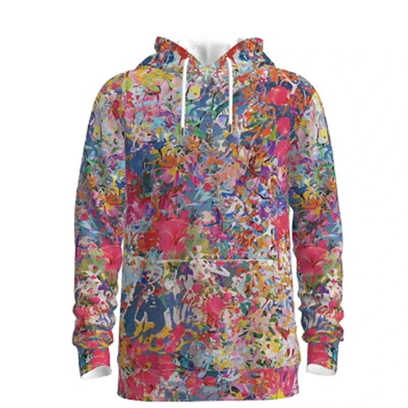 

3D logo printing spring and autumn men's hoodie fashion high quality men's pullover casual sportswear