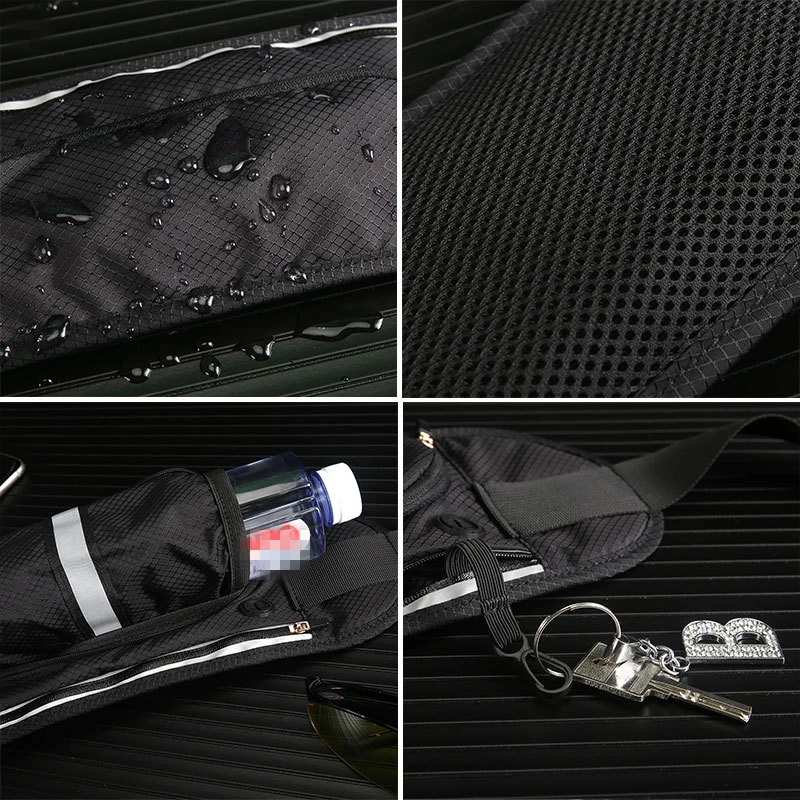 Outdoor Sports Waist Bag Running Mobile Phone Waterproof Storage Fishing Water Bottle Pocket Mountaineering Hiking Pack Gym Belt