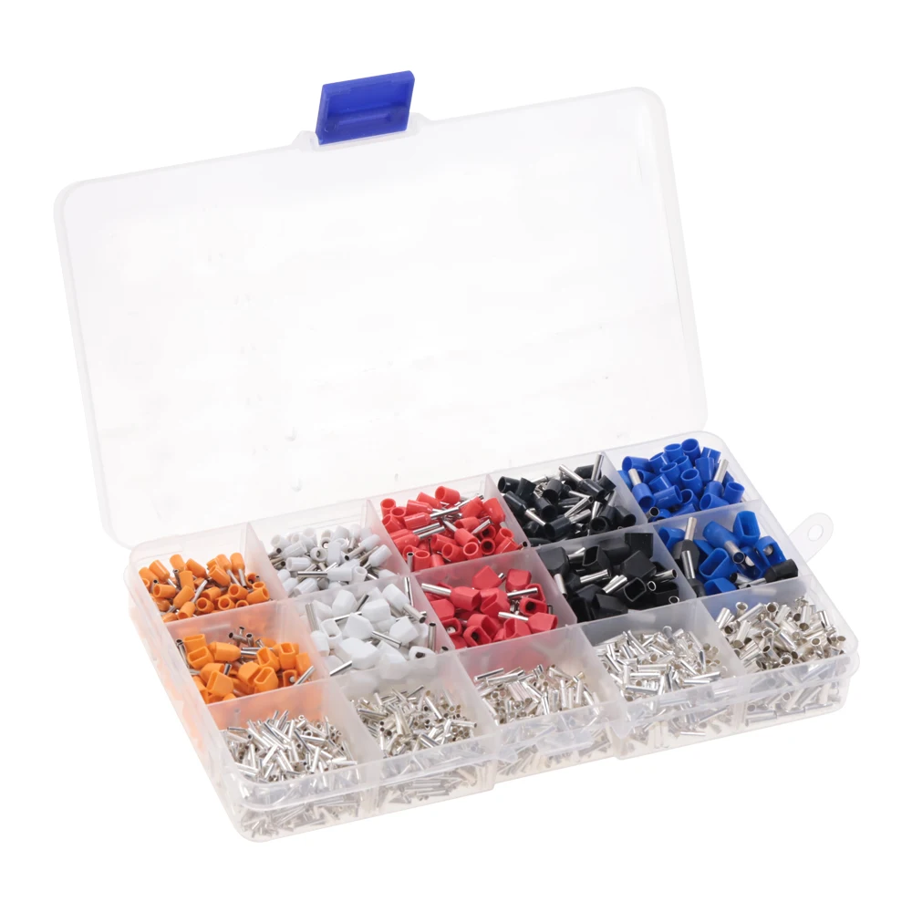 Набор смешанных клемм обжимный соединитель одноизолированный конец шнура 2340