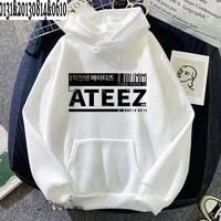 ateez hoodie women men harajuku casual fleece sweatshirt loose couple streetwear unisex korean fashion tops aesthetic sweatshirt