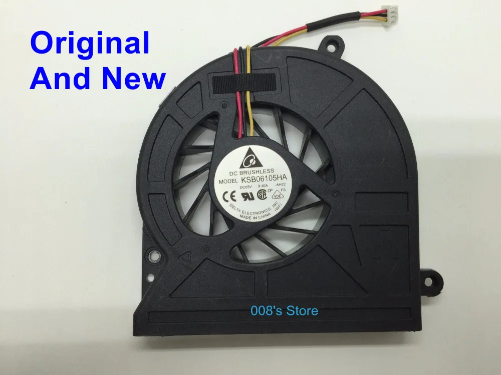 Кулер для процессора Toshiba Satellite C600 C600D C645 C650 C655 C660 L630-06S L630-02S L650 3 Pin KSB06105HA BA01 AH22 |