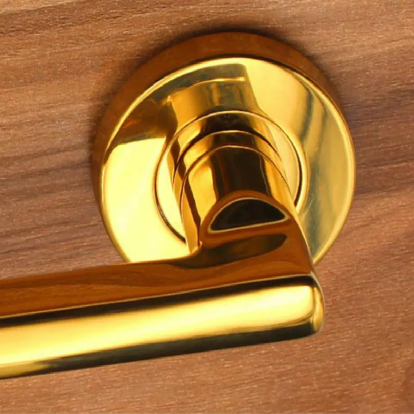 

1PC One side Door Handles for Interior Doors Outside Black Door Handle Black Golden Silver Door Pulls Without Lock Free Shipping