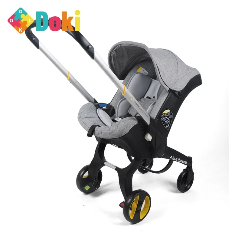 

Doki Toy Multi-function Baby Cart High Landscape Four Unity Two-way Light Foldable Shopping Basket Cart Car Safety Seat Popular