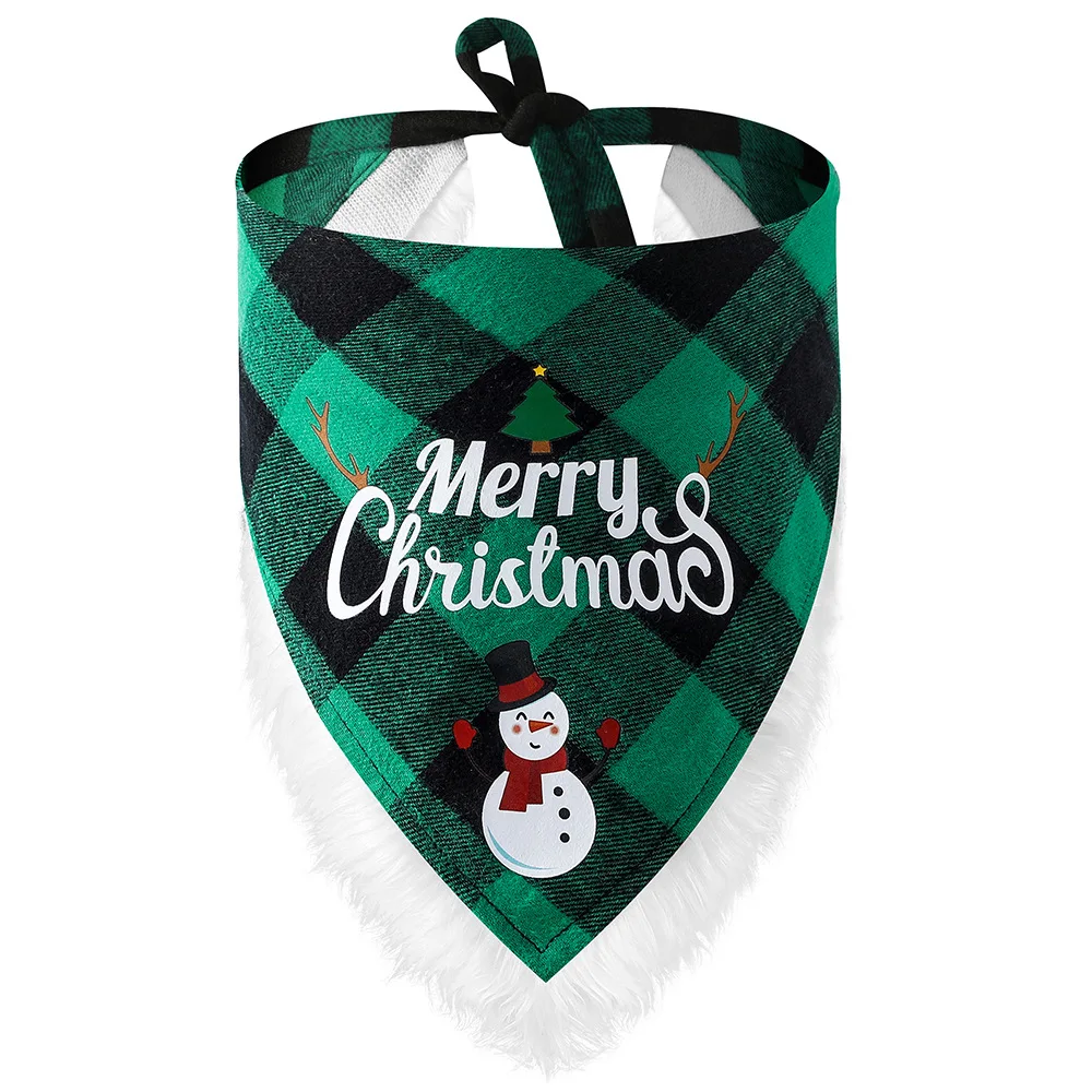 

Ошейники для собак Bonzerpet, банданы для домашних животных, регулируемое полотенце для домашних животных, рождественский подарок, ошейник для ...