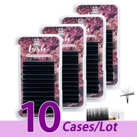 10caselot masscaku one second making fans mink eyelashes blooming easy fans private label lashes easy fanning eyelash extension