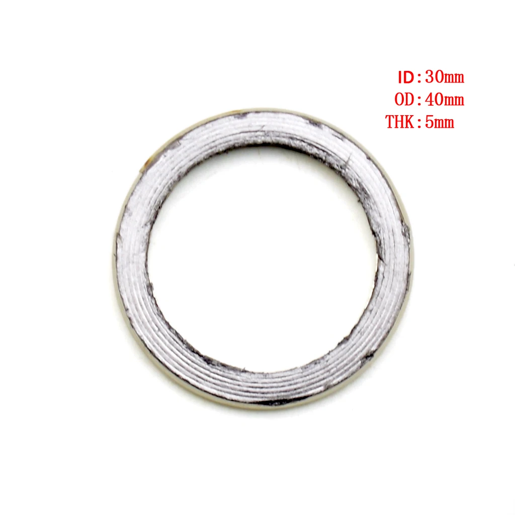 Motorcycle Exhaust Crush Gasket Pipe Graphite Muffler Silencer Connector for Dirt/Pit Bike/ATV/Scooter | Автомобили и мотоциклы