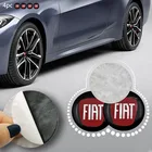 4 шт., автомобильные наклейки на колесо, наклейки на крышку Fiat Viaggio Abarth Punto 124 125 500 Abarth Panda Bravo