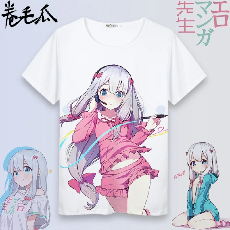 Унисекс аниме &quotEromanga Sensei&quot Izumi Sagiri мультяшный Забавный короткий костюм с