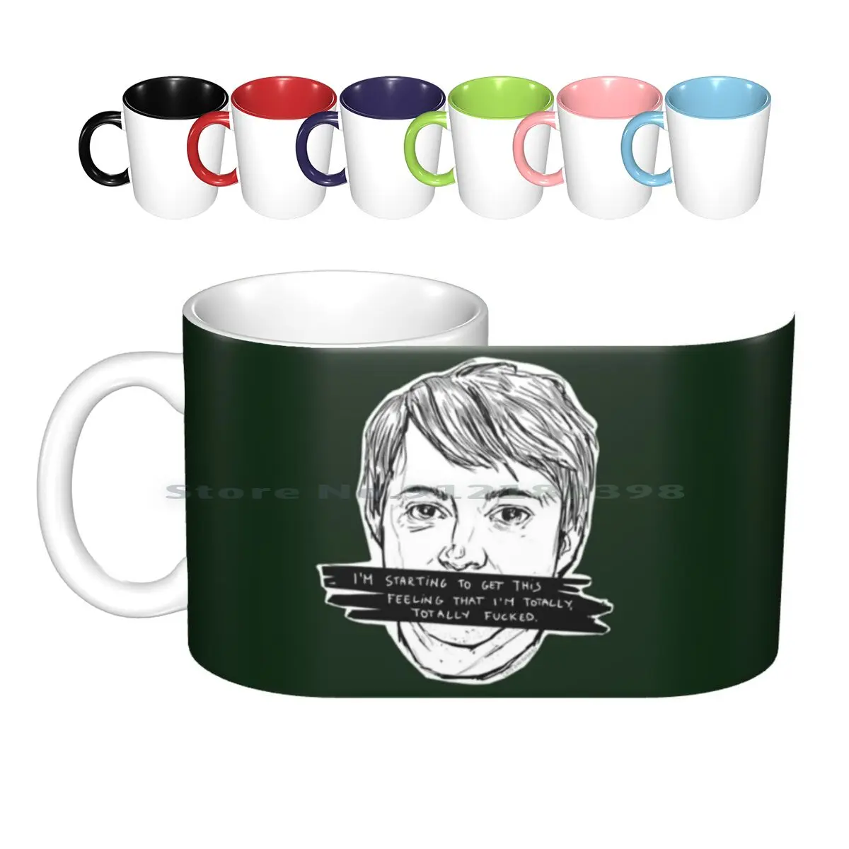 

Peep Show | Mark | Green Ceramic Mugs Coffee Cups Milk Tea Mug Peep Show Mark Corrigan Mark Quote Mark Corrigan Quotes British