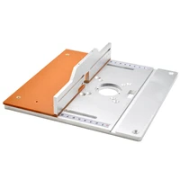 router table insert plate electric wood milling flip board with miter gauge guide table saw woodworking workbench