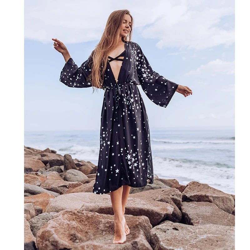 

Bikini Cover Up Sun protection shirt Swimsuit Beach Dress Women 2020 Summer Ladies Cover-Ups Bathing Suit Beach Wear Tunic