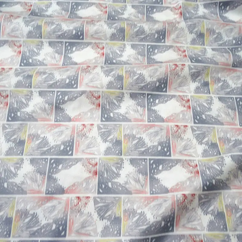 Лоскутная саржевая дышащая ткань из чистого хлопка для мебели ручной работы