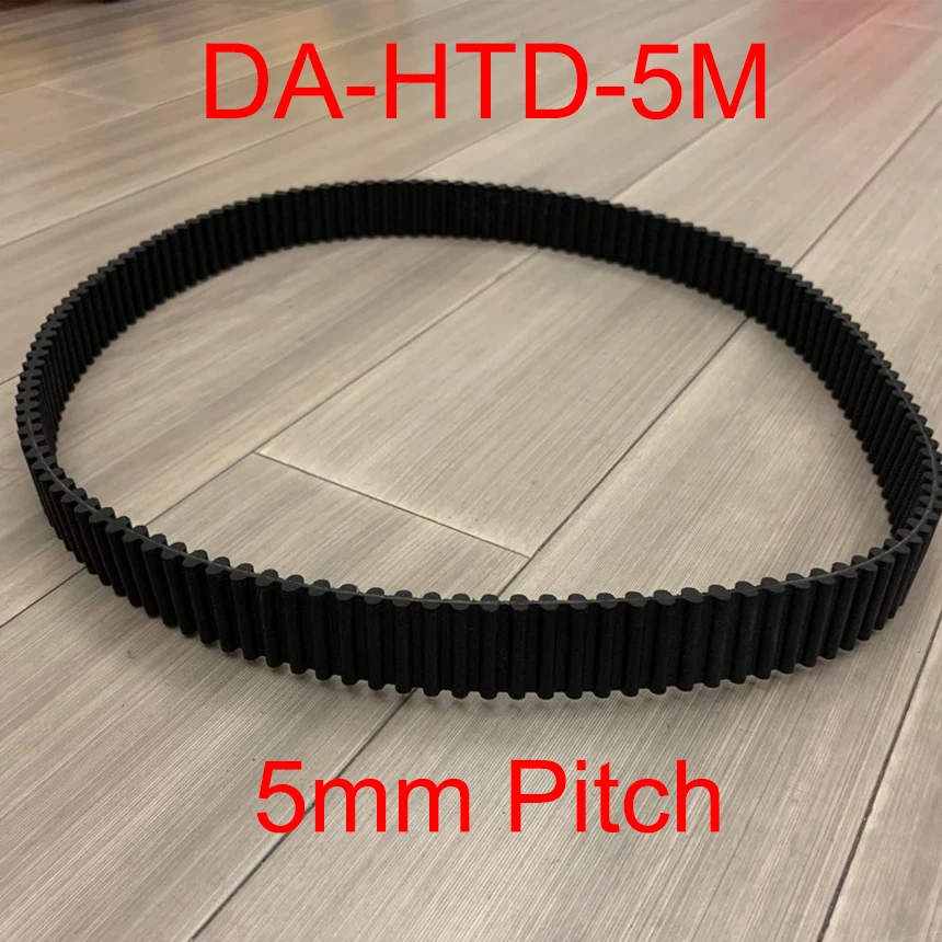 DA HTD 710-5M 720-5M 284 288 ARC Double Side Tooth 10mm 15mm 20mm 25mm 30mm 40mm Width 5mm Pitch Cogged Synchronous Timing Belt