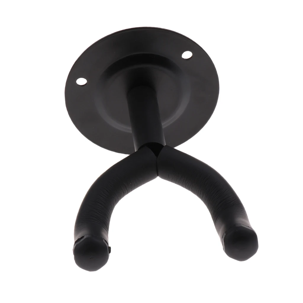 Black Guitar Hanger Hook Holder Wall Mount Stand Rack Bracket For Guitar Bass Ukulele Mandolin
