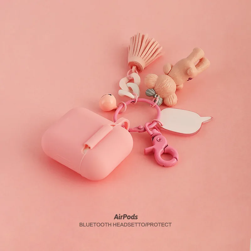 

Airpod case suitable for apple airpods 1/2 pro case Bluetooth wireless box silicone cartoon headset case airpod pro case