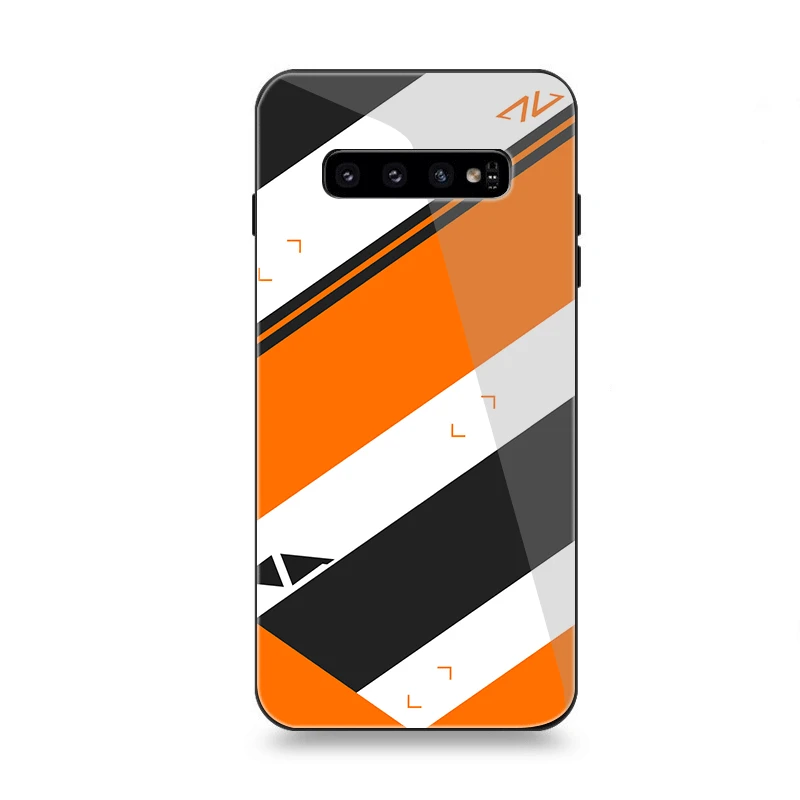 Стеклянный чехол для телефона Samsung A40 A50 A10 A20 A30 A60 A70 S10 S7 Edge S8 S9 Note 8 9 10