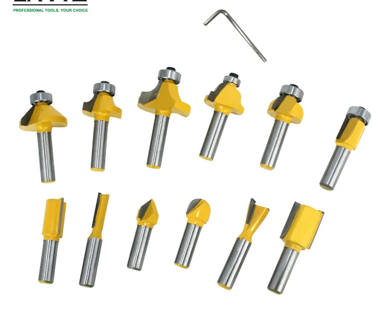 12 шт. набор концевых фрез 8 мм | Инструменты