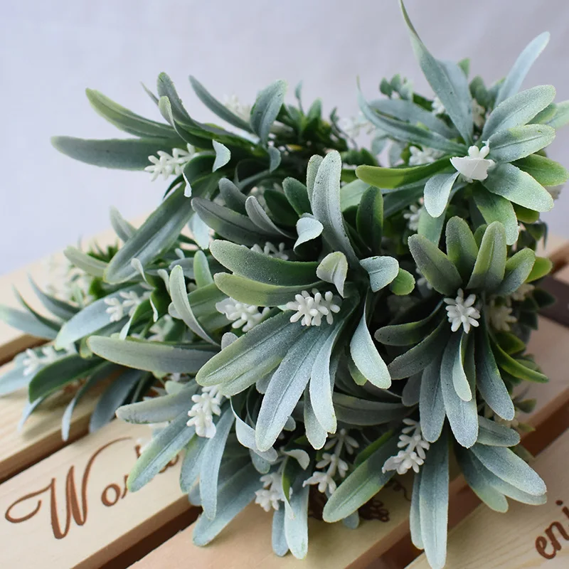 35 см настоящая сенсорная 5 вилка hyacinth трава пластиковая водная искусственная