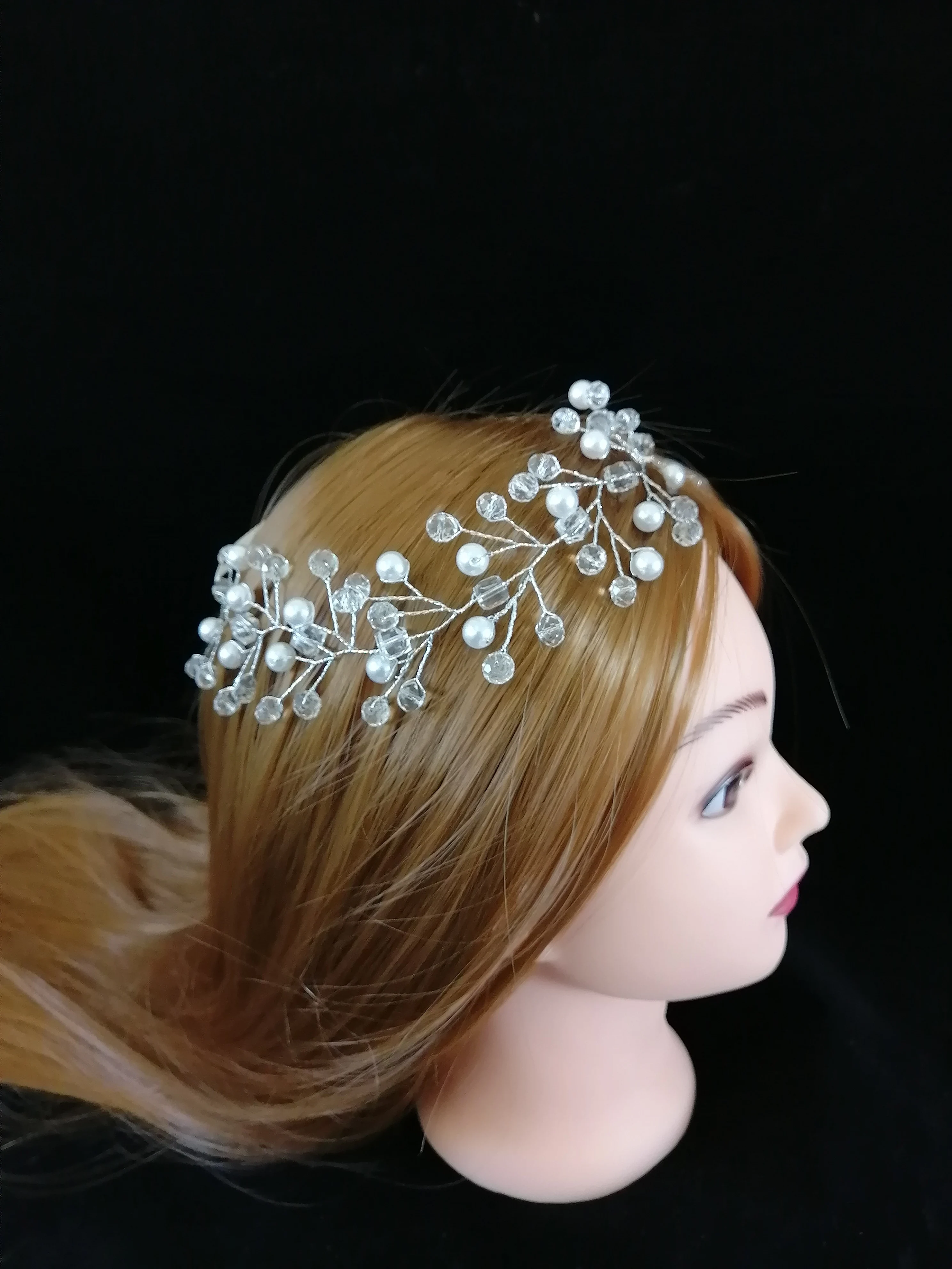 Превосходный Кристалл невесты повязки Hairwear головной убор аксессуары корейский