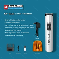 dingling rf 606 professional blade electric rechargeable cordless mens baby electric hair trimmer