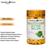 australia healthy care bitter melon 100capsules health supplements fruit antioxidants maintain normal healthy blood sugar levels