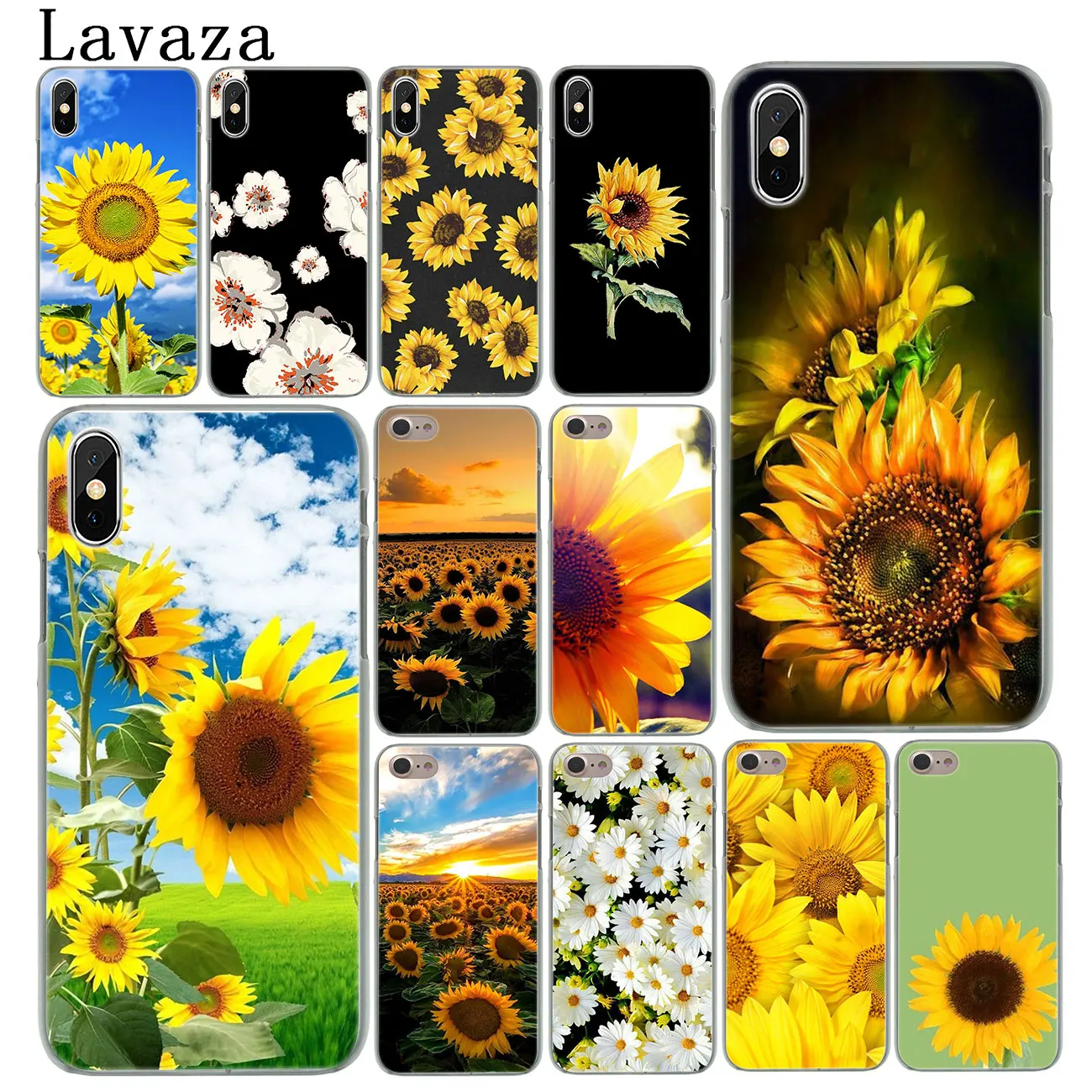 Чехол для телефона Lavaza с цветком подсолнуха цветной желтый твердый iPhone XR X XS 11 Pro Max