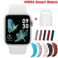 new hw22 smart watch 2021 men women series 6 1 75inch bluetooth call heart rate monitor for android ios calculator vs w506 w37