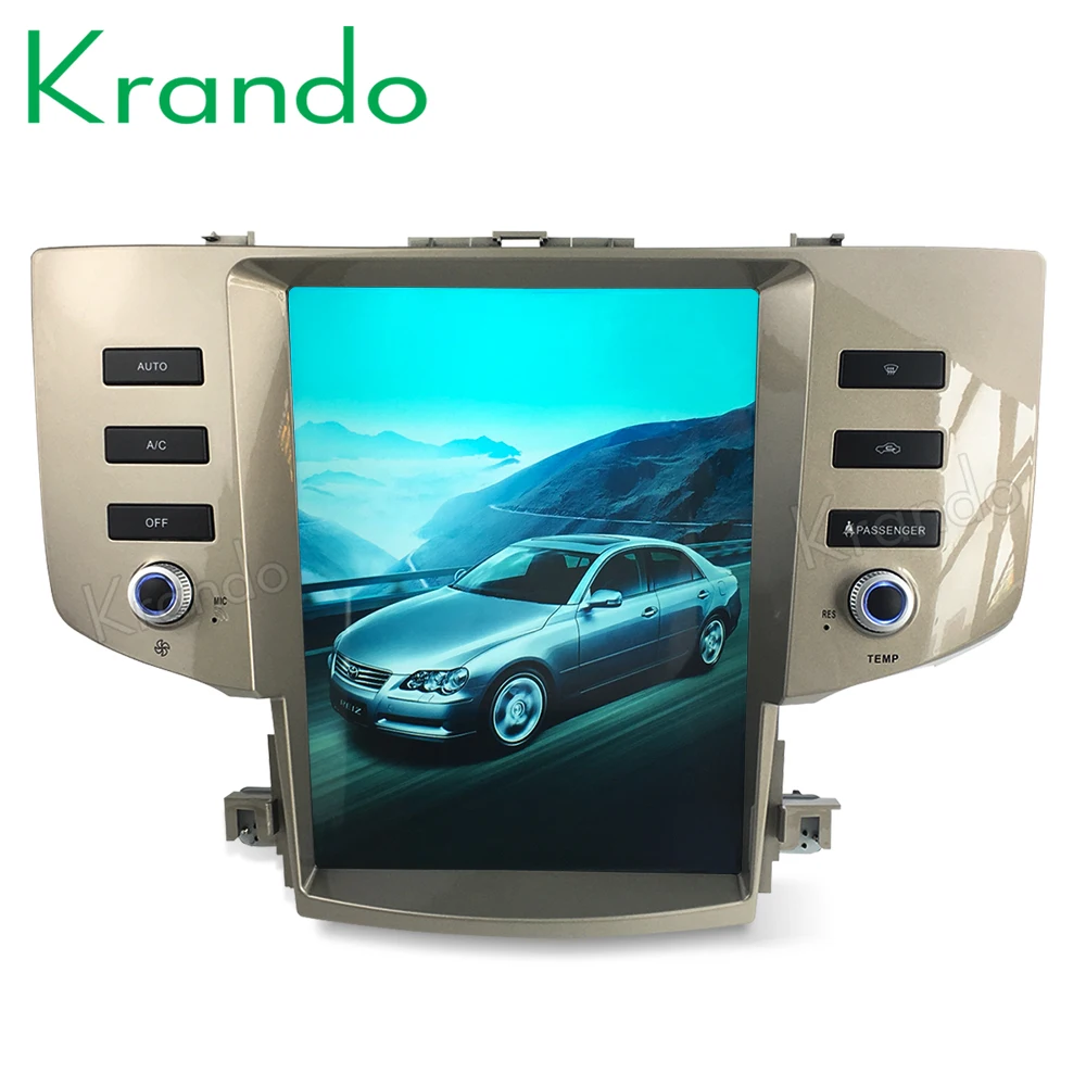 Krando Android 9 0 12 1 "Тесла вертикальный экран Автомобильный мультимедийный плеер для