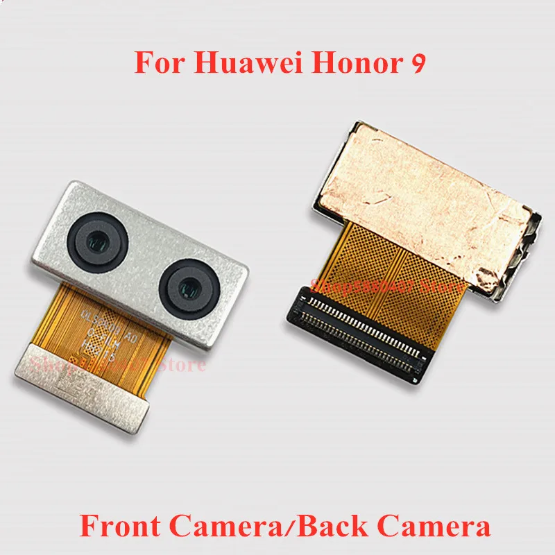 

100% Original Front Rear Camera Module For Huawei Honor 9 STF-AL10 Back Camera Connector Flex cable Replacement parts