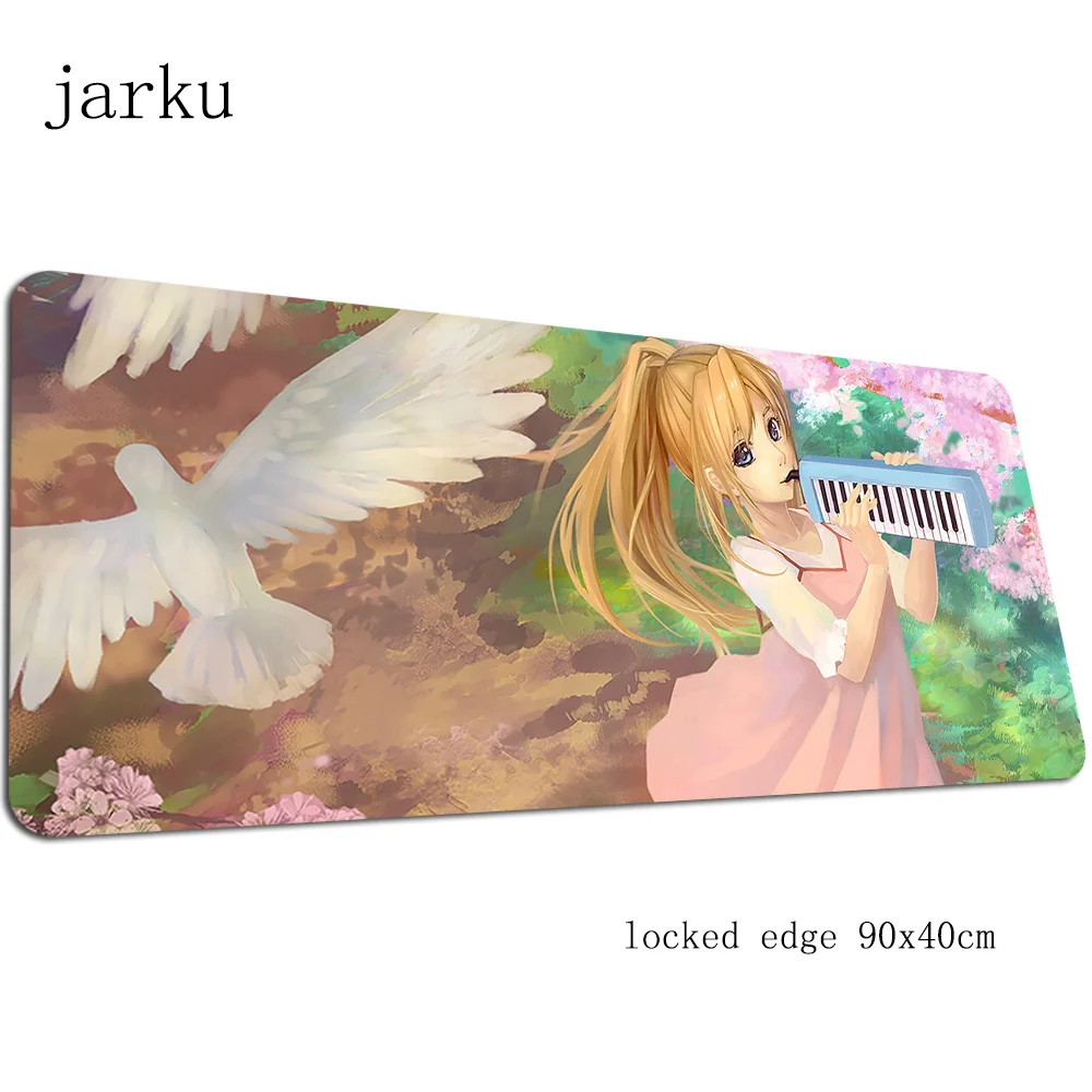 

Your Lie in April mats 900x400MM home gaming mouse pad keyboard mousepad best seller pc notebook gamer accessories padmouse mat